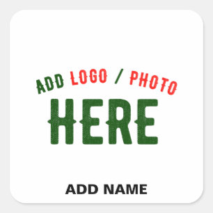 STIJLVOL MODERN  WIT GEVERIFIEERD BRANDED VIERKANTE STICKER