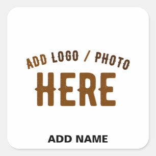 STIJLVOL MODERN  WIT GEVERIFIEERD BRANDED VIERKANTE STICKER