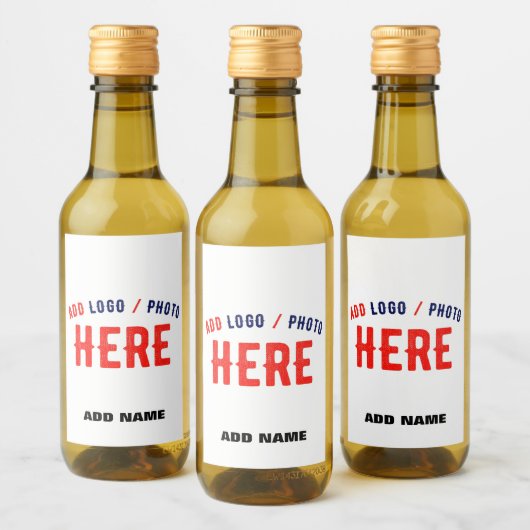 STIJLVOL MODERN  WIT GEVERIFIEERD BRANDED WIJN ETIKET (Flessen)