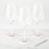 STIJLVOL MODERN WIT GEVERIFIEERD BRANDED WIJNGLASLABEL (Set)