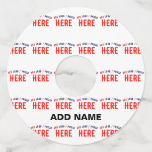 STIJLVOL MODERN  WIT GEVERIFIEERD BRANDED WIJNGLASLABEL