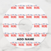 STIJLVOL MODERN WIT GEVERIFIEERD BRANDED WIJNGLASLABEL (Achterkant)