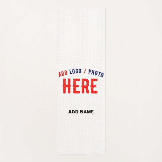 STIJLVOL MODERN  WIT GEVERIFIEERD BRANDED YOGAMAT (Voorkant)