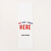 STIJLVOL MODERN  WIT GEVERIFIEERD BRANDED YOGAMAT (Achterkant)