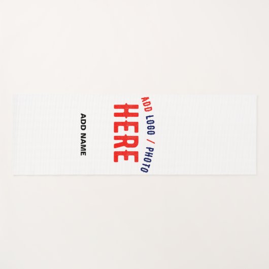 STIJLVOL MODERN  WIT GEVERIFIEERD BRANDED YOGAMAT (Voorkant (horizontaal))