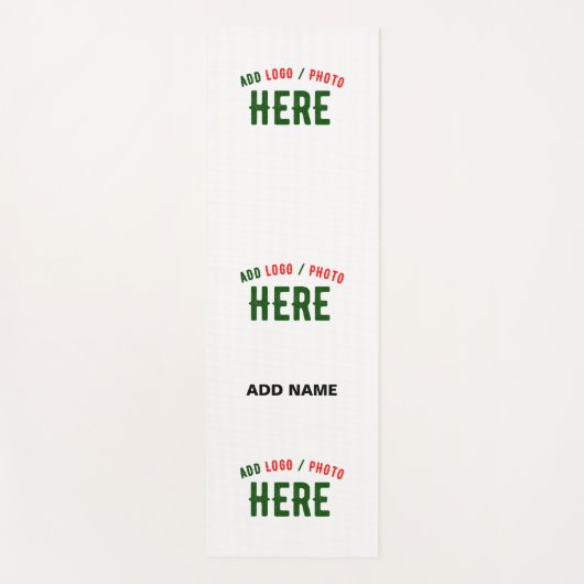 STIJLVOL MODERN  WIT GEVERIFIEERD BRANDED YOGAMAT (Voorkant)