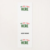 STIJLVOL MODERN  WIT GEVERIFIEERD BRANDED YOGAMAT (Achterkant)