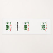 STIJLVOL MODERN  WIT GEVERIFIEERD BRANDED YOGAMAT (Voorkant (horizontaal))