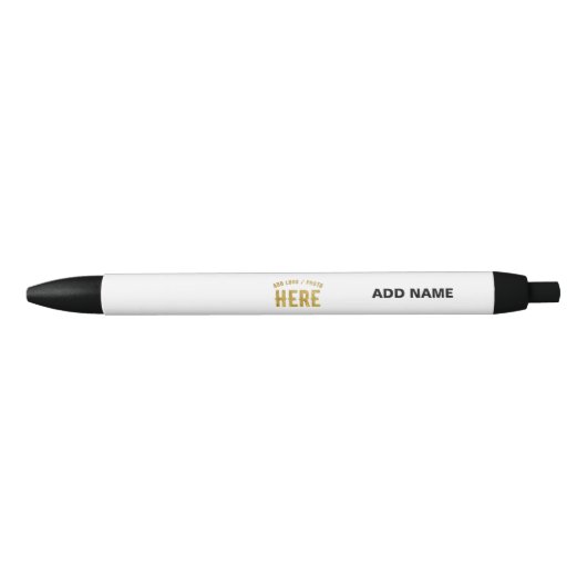 STIJLVOL MODERN WIT GEVERIFIEERD BRANDED ZWARTE INKT PEN (Voorkant)
