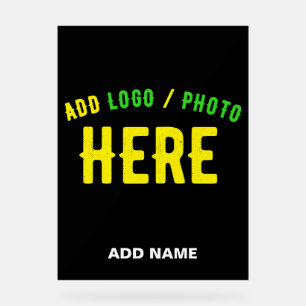 STIJLVOL MODERN ZWART GEVERIFIEERD BRANDED ACRYL BORD