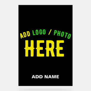 STIJLVOL MODERN ZWART GEVERIFIEERD BRANDED ACRYL BORD