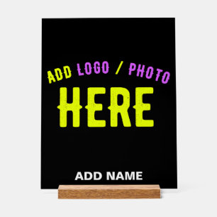 STIJLVOL MODERN  ZWART GEVERIFIEERD BRANDED ACRYL BORD