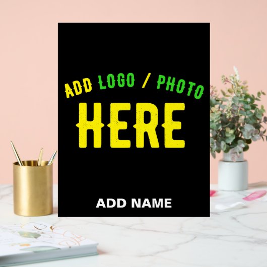 STIJLVOL MODERN ZWART GEVERIFIEERD BRANDED ACRYL BORD (Huwelijk)