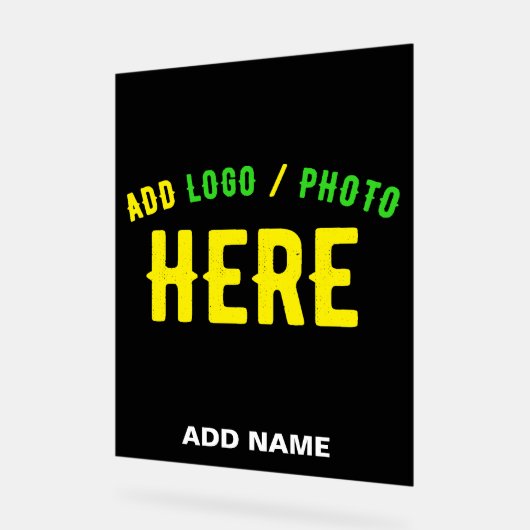 STIJLVOL MODERN ZWART GEVERIFIEERD BRANDED ACRYL BORD (Hoek)