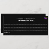 STIJLVOL MODERN  ZWART GEVERIFIEERD BRANDED ADVIESKAART (Voorkant / Achterkant)