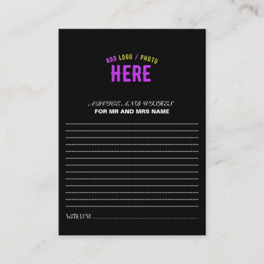 STIJLVOL MODERN  ZWART GEVERIFIEERD BRANDED ADVIESKAART (Voorkant)