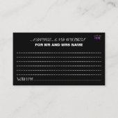 STIJLVOL MODERN ZWART GEVERIFIEERD BRANDED ADVIESKAART (Voorkant)