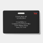 STIJLVOL MODERN  ZWART GEVERIFIEERD BRANDED BADGE (Achterkant)