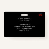 STIJLVOL MODERN  ZWART GEVERIFIEERD BRANDED BADGE (Achterkant)