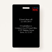 STIJLVOL MODERN  ZWART GEVERIFIEERD BRANDED BADGE (Achterkant)