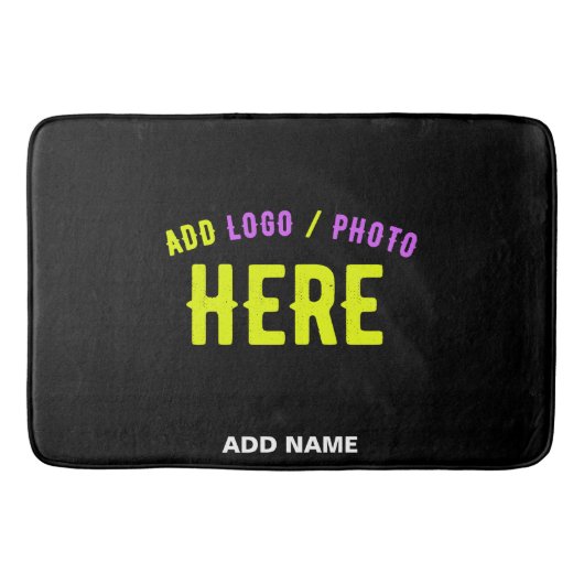 STIJLVOL MODERN ZWART GEVERIFIEERD BRANDED BADMAT (Voorkant)
