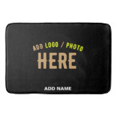 STIJLVOL MODERN  ZWART GEVERIFIEERD BRANDED BADMAT (Voorkant)