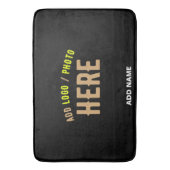 STIJLVOL MODERN  ZWART GEVERIFIEERD BRANDED BADMAT (Voorkant Verticaal)