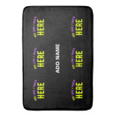 STIJLVOL MODERN  ZWART GEVERIFIEERD BRANDED BADMAT (Voorkant Verticaal)