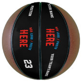 STIJLVOL MODERN ZWART GEVERIFIEERD BRANDED BASKETBAL (Verticaal)