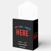 STIJLVOL MODERN  ZWART GEVERIFIEERD BRANDED BEDANKDOOSJES (Open)