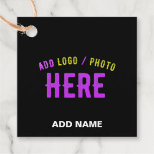 STIJLVOL MODERN ZWART GEVERIFIEERD BRANDED BEDANKJES LABELS
