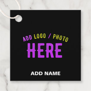 STIJLVOL MODERN ZWART GEVERIFIEERD BRANDED BEDANKJES LABELS