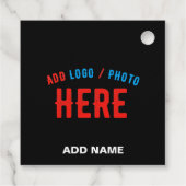 STIJLVOL MODERN  ZWART GEVERIFIEERD BRANDED BEDANKJES LABELS (Achterkant)