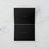 STIJLVOL MODERN  ZWART GEVERIFIEERD BRANDED BEDANKKAART (Binnen)