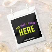 STIJLVOL MODERN ZWART GEVERIFIEERD BRANDED BEDANKZAKJE (Geknipt)