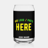 STIJLVOL MODERN  ZWART GEVERIFIEERD BRANDED BLIKVORM GLAS (Voorkant)