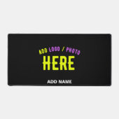 STIJLVOL MODERN  ZWART GEVERIFIEERD BRANDED BUREAUMAT (Voorkant)