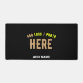 STIJLVOL MODERN  ZWART GEVERIFIEERD BRANDED BUREAUMAT (Voorkant)