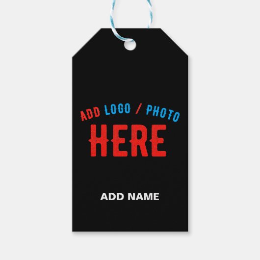 STIJLVOL MODERN ZWART GEVERIFIEERD BRANDED CADEAULABEL (Voorkant)