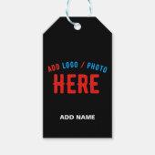 STIJLVOL MODERN  ZWART GEVERIFIEERD BRANDED CADEAULABEL (Voorkant)