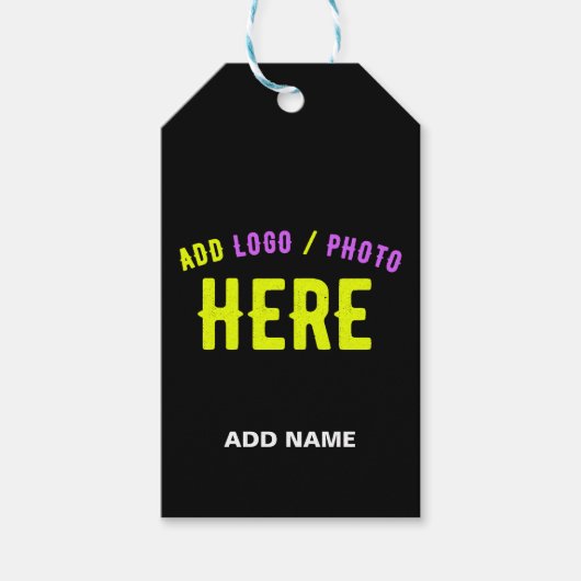 STIJLVOL MODERN  ZWART GEVERIFIEERD BRANDED CADEAULABEL (Voorkant)