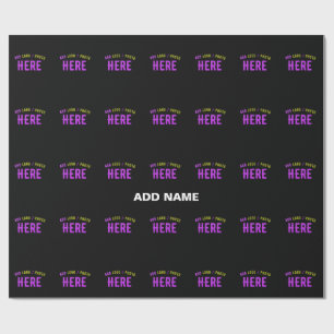 STIJLVOL MODERN  ZWART GEVERIFIEERD BRANDED CADEAUPAPIER