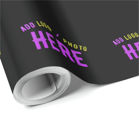 STIJLVOL MODERN  ZWART GEVERIFIEERD BRANDED CADEAUPAPIER (Rol Hoek)