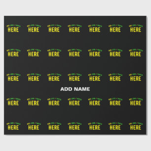 STIJLVOL MODERN  ZWART GEVERIFIEERD BRANDED CADEAUPAPIER