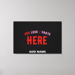 STIJLVOL MODERN  ZWART GEVERIFIEERD BRANDED CANVAS AFDRUK