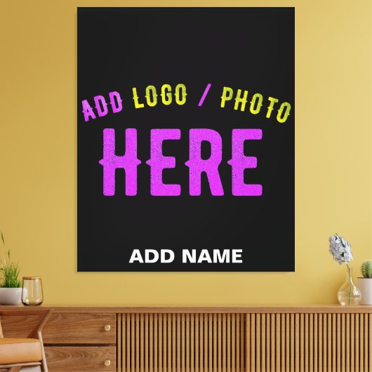 STIJLVOL MODERN ZWART GEVERIFIEERD BRANDED CANVAS AFDRUK (Insitu (Woonkamer))