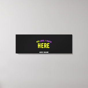 STIJLVOL MODERN  ZWART GEVERIFIEERD BRANDED CANVAS AFDRUK