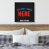 STIJLVOL MODERN  ZWART GEVERIFIEERD BRANDED CANVAS AFDRUK (Insitu (Slaapkamer))