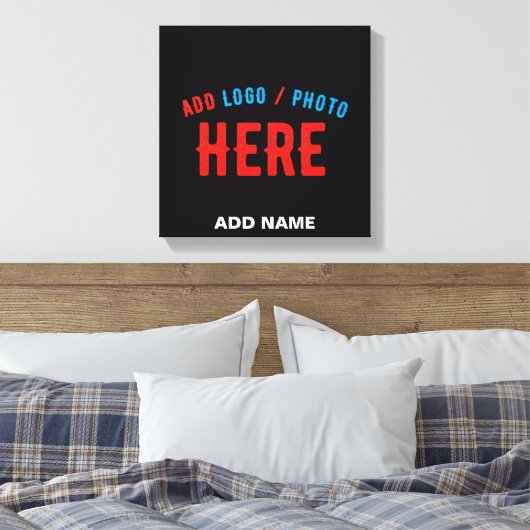 STIJLVOL MODERN  ZWART GEVERIFIEERD BRANDED CANVAS AFDRUK (Insitu (Slaapkamer))