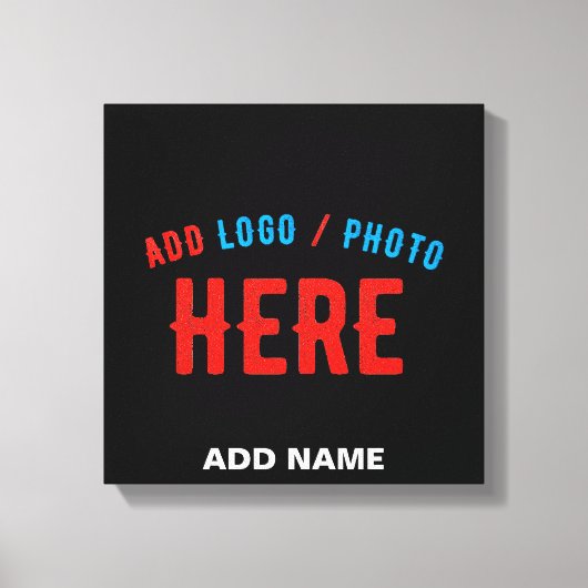 STIJLVOL MODERN  ZWART GEVERIFIEERD BRANDED CANVAS AFDRUK (Voorkant)